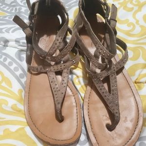 Jessica Simpson brown strappy sandals size 8